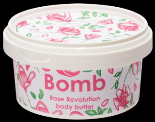 Bomb cosmetics Tělové máslo Revoluce růží, 200 ml