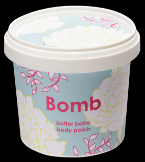 Bomb cosmetics Tělový peeling Máslové děťátko, 375 g