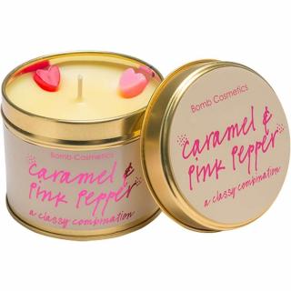 Bomb cosmetics Vonná svíčka Karamel a růžový pepř 35 hodin