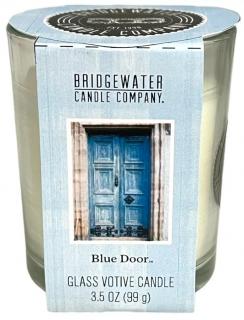 Bridgewater Candle Company Vonná votivní svíčka ve skleničce Blue door 99 g
