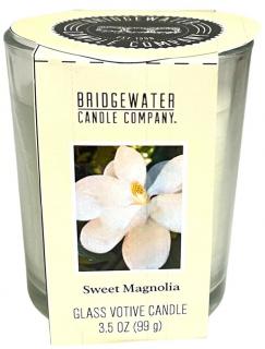 Bridgewater Candle Company Vonná votivní svíčka ve skleničce Sweet Magnolia 99 g