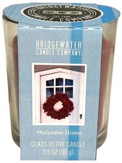 Bridgewater Candle Company Vonná votivní svíčka ve skleničce Welcome home 99 g