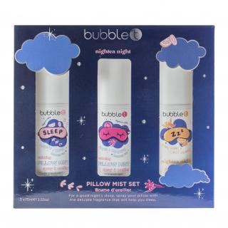 Bubble T Cosmetics Sada vonných sprejů na polštář pro klidný spánek s výtažkem z levandule a olejem neroli 3x75 ml 3 ks