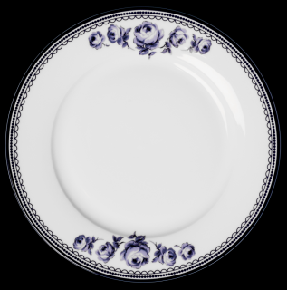 Creative Tops Porcelánový jídelní talíř Vintage Indigo květovaný ø27 cm
