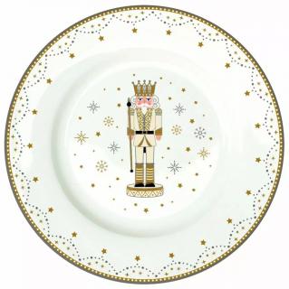 Easy Life Dezertní talíř Royal Nutcracker 19 × 19 cm