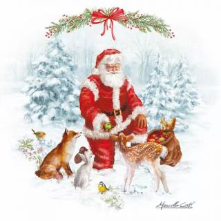 Easy Life Papírový ubrousek Christmas Carol 33×33 cm 20 ks