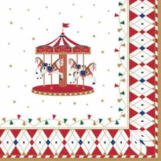 Easy Life Papírový ubrousek Christmas Wonderland 33×33 cm 20 ks