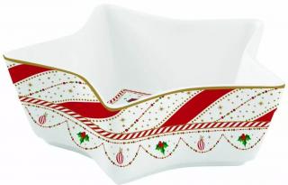 Easy Life Porcelánová miska Nutcracker Twist hvězdička 15×15×5 cm