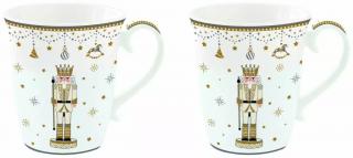 Easy Life Porcelánové hrnky Royal Nutcracker (královský Louskáček) 2x275 ml
