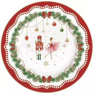Easy Life Porcelánový dezertní talíř Magie De Noel ø19 cm
