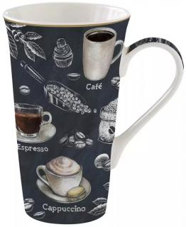 Easy Life Porcelánový hrnek velký Barista 600 ml
