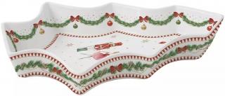 Easy Life Porcelánový servírovací talíř Magie De Noel 28.5 × 21.5 cm