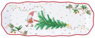 Easy Life Vánoční servírovací talíř Ready For Christmas 37×14 cm