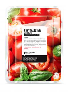 Farmskin SUPERFOOD Textilní Revitalizační pleťová maska s výtažky z rajčat 1 ks