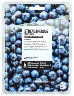 Farmskin SUPERFOOD Zpevňující plátýnková maska Blueberry (borůvka) 25 ml