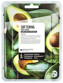 Farmskin SUPERFOOD Zvláčňujíccí plátýnková maska Avocado (avokádo) 25 ml