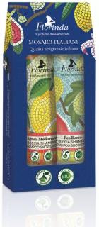 Florinda Dárková sada dvou sprchových šamponů Agrumi Del Mediterraneo a Fico Bianco 2x30 ml 2 ks