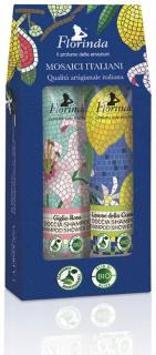 Florinda Dárková sada dvou sprchových šamponů Limone Della Costiera a Giglio Rosa 2x30 ml 2 ks