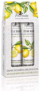 Florinda Dárková sada krému na ruce a sprchového šamponu Limone 2x30 ml