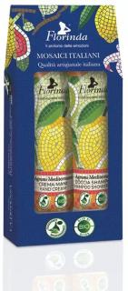 Florinda Dárková sada krému na ruce a sprchového šamponu Mosaico Limone 2x30 ml