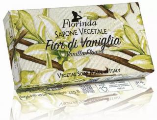 Florinda Italské rostlinné mýdlo Fior Di Vaniglia (květy vanilky) 100 g