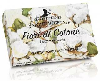 Florinda Italské rostlinné mýdlo Fiori Di Cotone (květy bavlny) 50 g