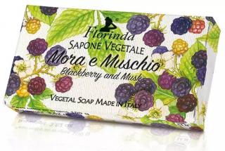 Florinda Mora E Muschio Italské přírodní mýdlo Ostružina a mošus 100 g