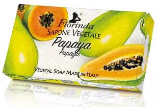 Florinda Papaya Italské přírodní mýdlo Papája 100 g