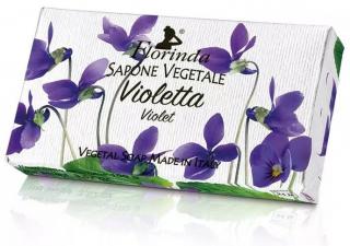 Florinda Violetta Italské přírodní mýdlo Fialka 100 g