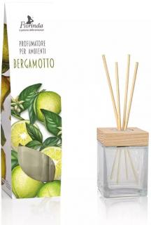 Florinda Vonný difuzér Bergamotto (bergamot) + ratanové tyčinky 200 ml