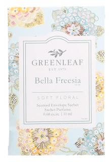 Greenleaf Vonný sáček Bella Freesia malý 8,9×5,6 cm