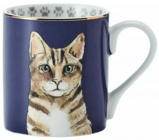 Kitchen Craft Porcelánový hrníček Cat (kočička) 280 ml