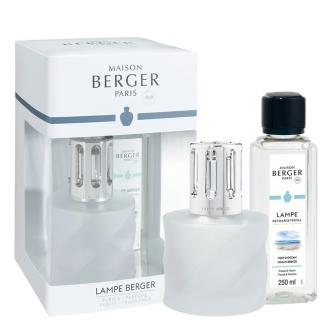 MAISON BERGER PARIS Katalytická lampy Spirale + náplň Ocean breeze (vůně oceánu) 250 ml ojíněná