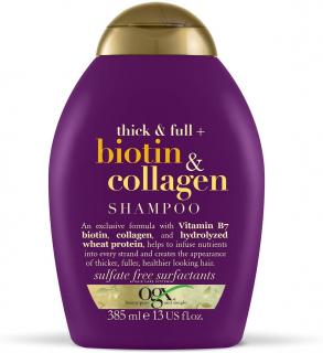 OGX Biotin & Collagen Zhušťující šampon pro objem vlasů 385 ml