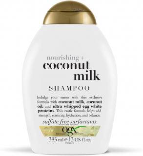 OGX Coconut Milk Hydratační šampon s kokosovým olejem 385 ml