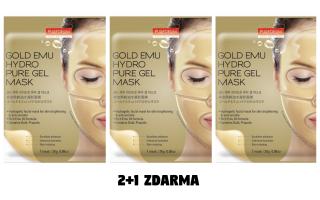 Purederm Anti ageing Hydrogelová zlatá maska proti vráskám AKCE 2+1 ZDARMA