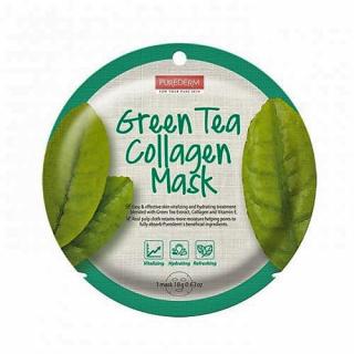 Purederm Kolagenová buničitá maska se zeleným čajem
