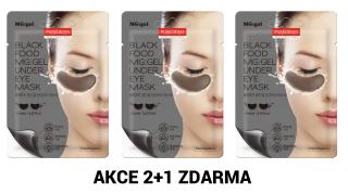 Purederm MG gel Black food Černá hydrogelová oční maska AKCE 2+1 ZDARMA