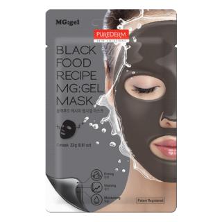 Purederm MG gel Černá Hydrogelová zpevňující pleťová maska s černou rýží