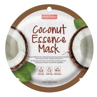 Purederm Textilní kolagenová maska s výtažkem z kokosu 18 g