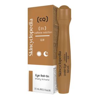 Skincyclopedia Oční roll on k prosvětlení očního okolí s kofeinem a Q10 15 mL