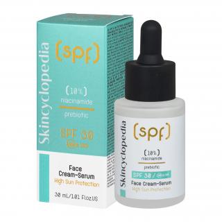 Skincyclopedia Pleťové ochranné sérum SPF30 s niacinamidem a tea tree olejem 3 v 1, 30 mL