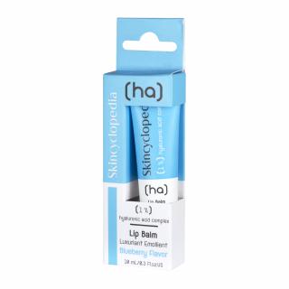 Skincyclopedia Zvláčňující balzám na rty s borůvkovou příchutí a kyselinou hyaluronovou 10 mL