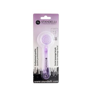 Standelli Professional Čisticí kartáček na pleť fialový 14 cm