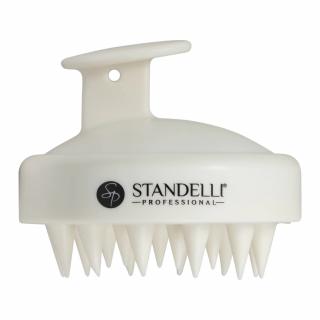 Standelli professional Masážní kartáč na vlasy a vlasovou pokožku bílý
