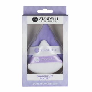 STANDELLI Professional Powder puff Duo Labutěnka na pudr fialová bílá dva kusy