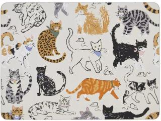 Ulster Weavers Korkové prostírání Feline Friends 21,5 x 29 cm 4 ks