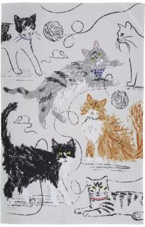 Ulster Weavers Kuchyňská utěrka Feline Friends 70x45 cm