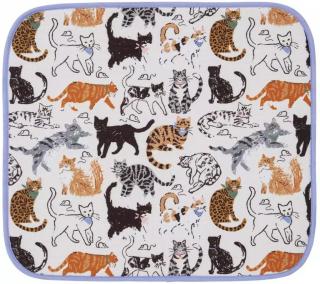 Ulster Weavers Podložka na sušení nádobí Feline Friends 44 x 40 cm