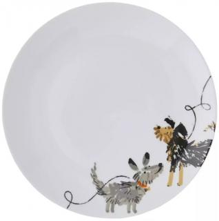 Ulster Weavers Porcelánový jídelní talíř Dog days  ø27 cm